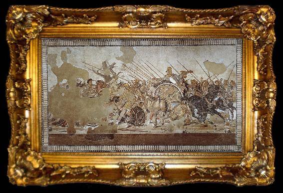framed  unknow artist Battle of issus, ta009-2